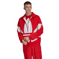 adidas ORIGINALS BG TREFOIL TT 男子运动夹克 FM9891 亮粉红荧光 XL