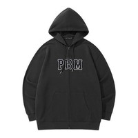 PEACEBIRD MEN 太平鸟男装 男女款连帽卫衣外套 BWBFB3534 深灰 L