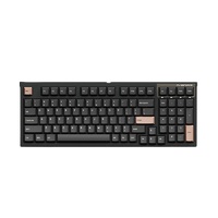 FL·ESPORTS 腹灵 FL980 98键 2.4G蓝牙 多模无线机械键盘 黑色 凯华BOX白轴 RGB