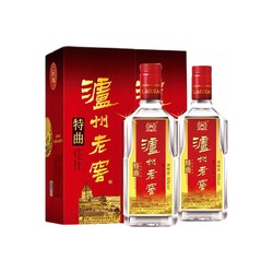 LUZHOULAOJIAO 泸州老窖 系列 52度中华 浓香型白酒 500mL 2瓶 泸州老窖特曲