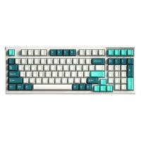FL·ESPORTS 腹灵 FL980 98键 2.4G蓝牙 多模无线机械键盘 冰薄荷 凯华BOX白轴 RGB