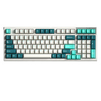 FL·ESPORTS 腹灵 FL980 98键 2.4G蓝牙 多模无线机械键盘 冰薄荷 凯华BOX静音红轴 RGB