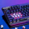 ROG 玩家国度 耀光 2 幻 104键 有线机械键盘 黑色 NX山楂红轴 RGB