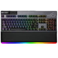 ROG 玩家国度 耀光 2 幻 104键 有线机械键盘 黑色 NX山楂红轴 RGB