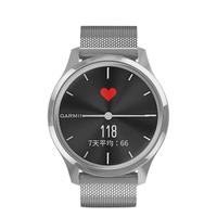 GARMIN 佳明 Move Luxe 运动手表 010-02241-63 黑色/银色 42mm 轻奢版