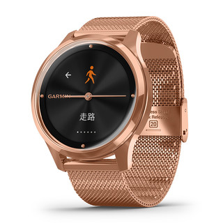 GARMIN 佳明 Move Luxe 运动手表 010-02241-64 黑色/玫瑰金 42mm 轻奢版