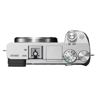 SONY 索尼 A6400 APS-C画幅 微单相机 银色 E 16-50mm F3.5 OSS 变焦镜头 单头套机