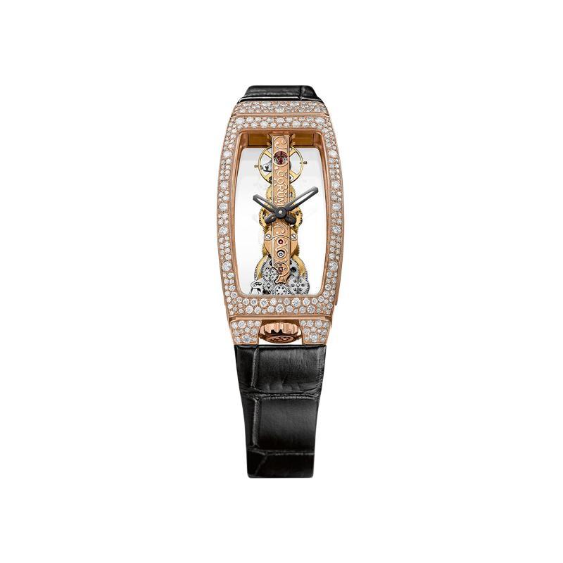 CORUM 昆仑 Golden Bridge 金桥系列 21.3毫米手动上链腕表 B113/03845