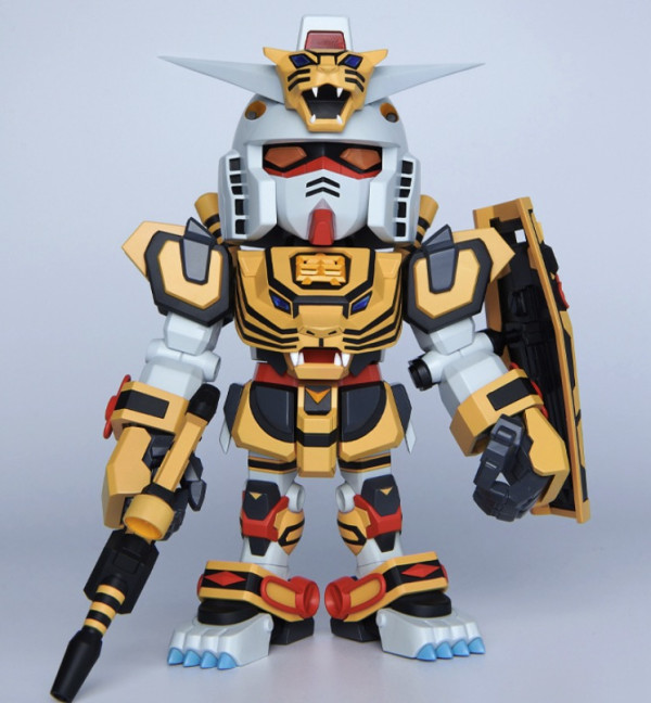 万代日韩动漫周边_bandai 万代 十二生肖系列 元祖高达 寅虎 手办多少