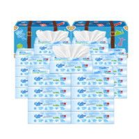 CoRou 可心柔 V9润+系列 婴儿纸面巾 自然无香型 100抽*24包