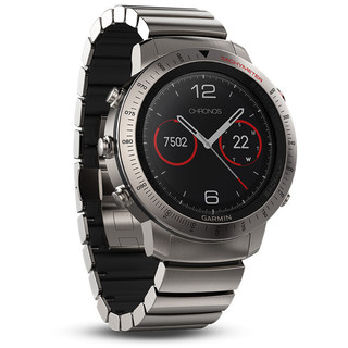 GARMIN 佳明 Fenix chronos 运动手表 银色 49mm