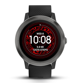 GARMIN 佳明 Vivoactive 3 智能运动手表 010-01769-61 黑色 43.2mm PVD版