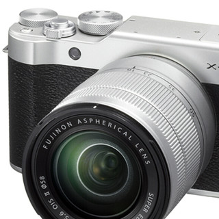 FUJIFILM 富士 X-A10 APS-C画幅 微单相机 银黑色 XC 16-50mm F3.5 OIS II 变焦镜头 单头套机