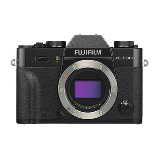 FUJIFILM 富士 X-T30 APS-C画幅 微单相机 黑色 XC 15-45mm F3.5 OIS PZ 变焦镜头+XF 60mm F2.4 R Macro 定焦镜头 双头套机