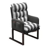 午憩宝 WQB-DNY-S 沙发电脑椅 条纹灰 加高加厚款