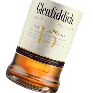 Glenfiddich 格兰菲迪 15年 单一麦芽 苏格兰威士忌 40%vol 700ml