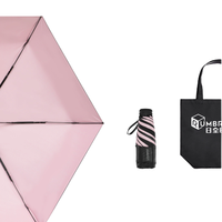 RUMBRELLA 日全时 幻彩系列 五折6骨晴雨伞 钻石粉