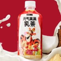 直播专享：元气森林 元气满满 乳茶 奶茶饮品 450ml*6瓶 迪士尼版