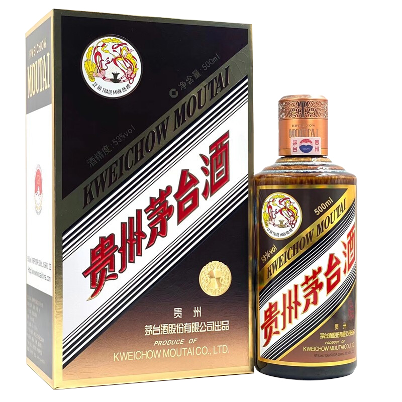 彩釉珍品 53%vol 酱香型白酒 500ml 单瓶装