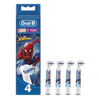 Oral-B 欧乐-B EB10-4 儿童电动牙刷刷头 4支装 蜘蛛侠款