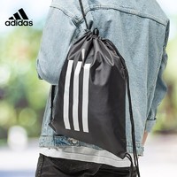 adidas 阿迪达斯 100012142475 抽绳包休闲运动包 黑色