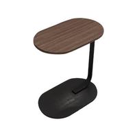 雅美乐 Y1526 简约创意茶几 橡木色+烟灰色