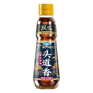 双嗒 头道香 纯黑芝麻油 500ml