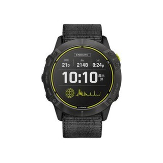 GARMIN 佳明 Enduro 户外手表+黑色尼龙表带 DLC钛金版