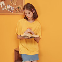 美特斯邦威 短袖T恤女夏季印花设计韩版女士短袖T恤