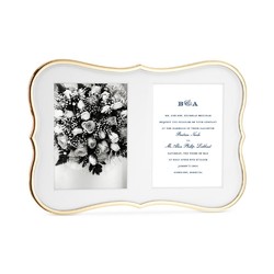 Kate Spade 凱特絲蓓 new york Crown Point Collection Gold-Plated Double Invitation Frame