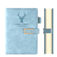 写尚 A5线装本 蜡感金扣鹿头款 浅蓝色 260页 单本装