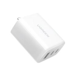 ugreen绿联cd275手机充电器双typecusba65w白色