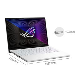 ROG 玩家国度 幻14 2022 14英寸笔记本电脑（R7-6800HS、16GB、512GB、RX6700S）星空白