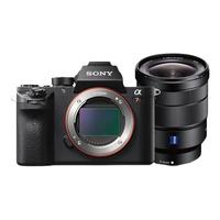 SONY 索尼 Alpha 7R II 全画幅 微单相机 黑色 FE 16-35mm F4 ZA OSS 变焦镜头 单头套机
