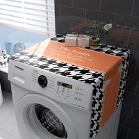 绮妙 全自动滚筒式洗衣机防尘罩冰箱微波炉防水盖布通用罩子保护罩阳台  Q2021040702A