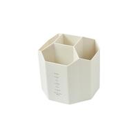 三年二班 2031217 大容量五格笔筒 非旋转款 米白色