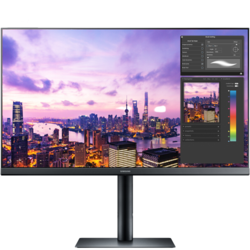 SAMSUNG 三星 S27B610EQC 27英寸 IPS FreeSync 显示器 (2560*1440、75Hz)