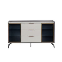 CHEERS 芝华仕 CG02 简约餐边柜 黑金色