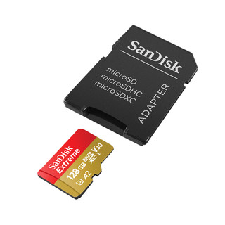 SanDisk 闪迪 Extreme 至尊极速移动系列 MicroSD存储卡 128GB（U3、V30、A2）