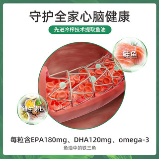 澳洲WealthyHealth深海鱼油软胶囊欧米伽3omega3中老年1000mg DHA