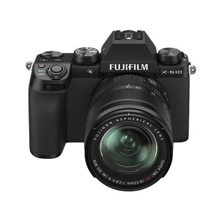 FUJIFILM 富士 X-S10 APS-C画幅 微单相机 黑 XF 18-55mm F2.8 R LM OIS 变焦镜头 单头套机+多功能三脚架+SD卡 32GB