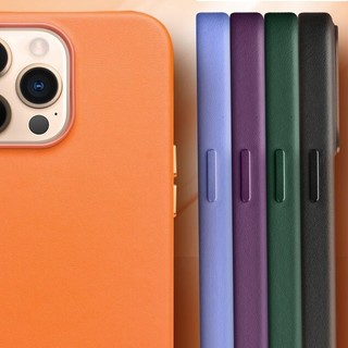 凯宠 iPhone 13 Pro Max 皮革手机壳 金褐色