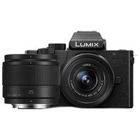 Panasonic 松下 DC-G100MGK-K M4/3画幅 微单相机 黑色 12-32mm F3.5 ASPH 变焦镜头+G 25mm F1.7 定焦镜头 双头套机