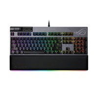 ROG 玩家国度 耀光2 幻 104键 有线机械键盘 黑色 NX冰川蓝轴 RGB