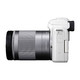 Canon 佳能 EOS M50 APS-C画幅 微单相机 白色 EF-M 18-150mm F3.5 IS STM 变焦镜头 单头套机
