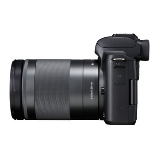 Canon 佳能 EOS M50 APS-C画幅 微单相机 黑色 EF-M 18-150mm F3.5 IS STM 变焦镜头 单头套机
