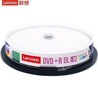 ThinkPad 思考本 Lenovo 联想 DVD+R DL 空白光盘/刻录盘 8速8.5GB 台产档案系列 桶装10片 单面双层 可打印