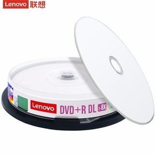 ThinkPad 思考本 Lenovo 联想 DVD+R DL 空白光盘/刻录盘 8速8.5GB 台产档案系列 桶装10片 单面双层 可打印