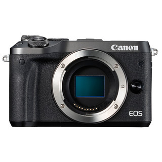 Canon 佳能 EOS M6 APS-C画幅 微单相机 黑色 单机身