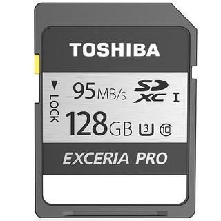 东芝（TOSHIBA）内存卡 sd卡 佳能尼康索尼富士松下微单反相机高速存储卡 128G 95M/s